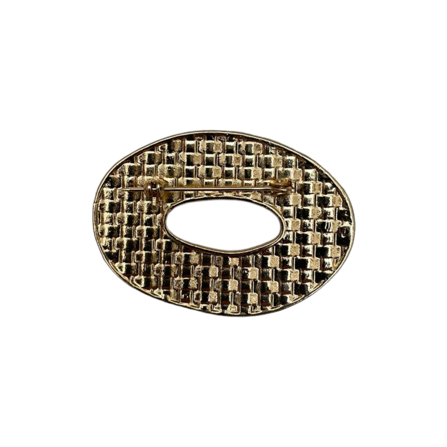 Broche círculo oro