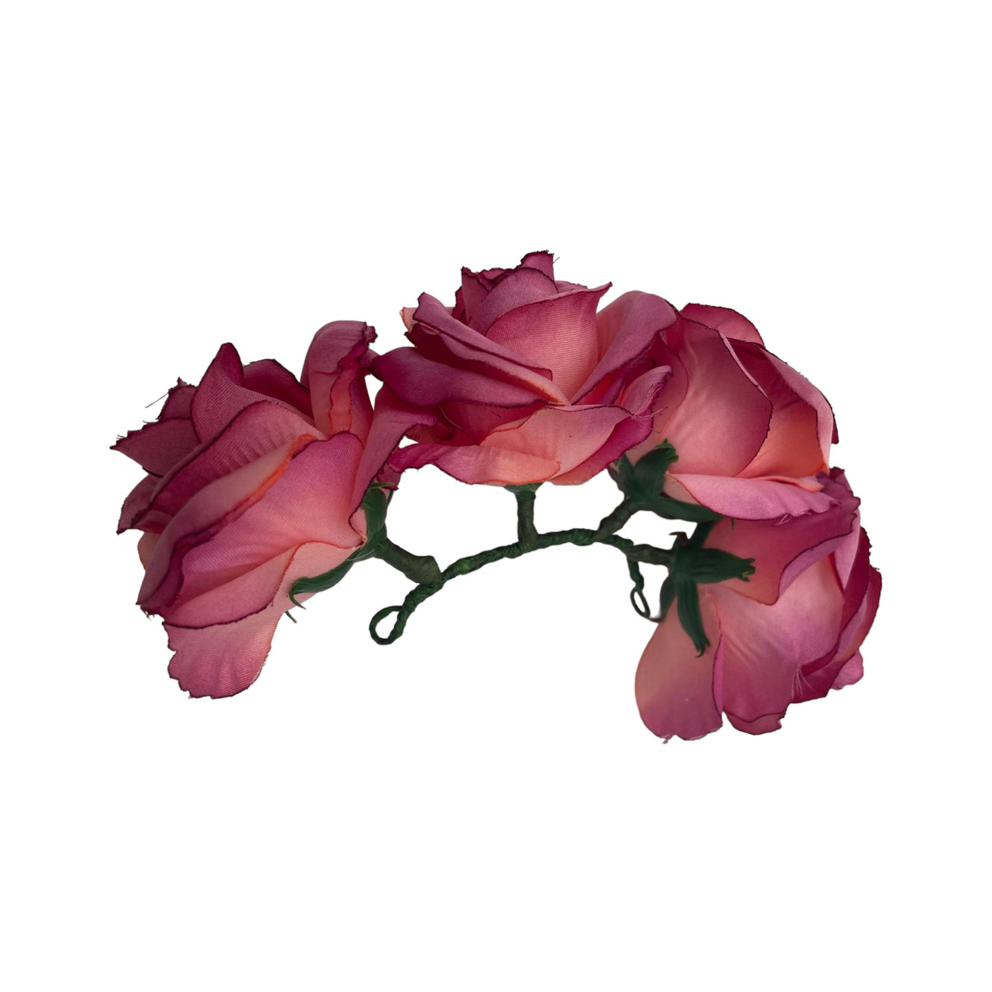 Semicorona Rosas Velvet